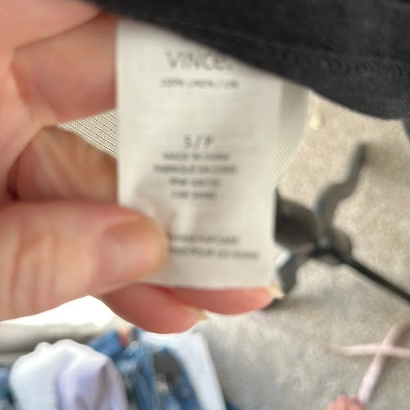 VINCE Drop Shoulder LS 100% Linen Too, Size Small, NWOT - Picture 8 of 9
